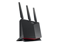 ASUS RT-AX86S bezdrátový router Gigabit Ethernet Dvoupásmový (2,4 GHz / 5 GHz) Černá