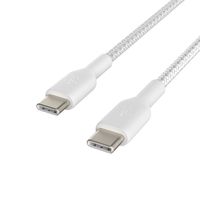 Belkin USB-C/USB-C Kabel 1m ummantelt, weiß     CAB004bt1MWH