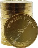 100 x Wertmarken WM3, kompatibel mit Miele Waschmünze 1699350 - Waschmarke für Münzautomat
