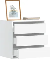 vidaXL Komoda z szufladami biała 60x41x58 cm materiał drewnopochodny
