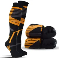 Frostfighter Herren Thermo Arbeits-Kniestrümpfe (4x Paar) dicke warme Wintersocken Thermosocken Baumwolle Arbeitssocken Vollfrottee Innenfutter