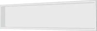 Edelstahl Wandnische 30 x 122 cm (weiß)