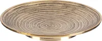 Kerzenteller (Rillen) Messing 10 cm Durchmesser