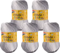 500g Farbverlaufsgarn Cicibebe Batik Strickgarn Winterwolle Häkelgarn mehrfarbig