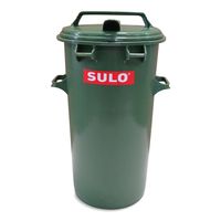 1 Stück SULO Abfallbehälter Mülleimer Mülltonne Grau 120 Liter Aschentonne Kübel 