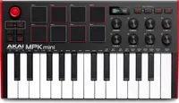 AKAI MPK Mini MK3 Control Keyboard Controller MIDI USB Black, Red