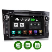 XOMAX XM-D04LA: 2DIN Autoradio mit Android 10 Navi 7 Zoll Touchscreen Monitor, Bluetooth, DVD, CD, SD und USB (passend für OPEL)