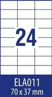 Avery ELA011, Weiß, Selbstklebendes Druckeretikett, A4, 7 cm, 3,7 cm, 2400 Stück(e)