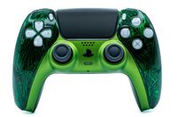 Sony PS5 / PlayStation 5 DualSense Wireless Controller - Custom Design Grün Schwarz