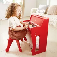 Learn with Lights Red Piano with Stool