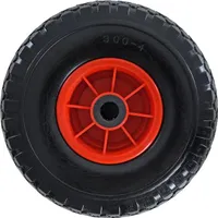 Sackkarrenrad Polyurethan3.00-4 Reifen Ø 260 mm Vollgummi Sackkarre Nadellager