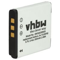 vhbw 1x Akku kompatibel mit Kodak Zi19, Zi8 Pocket-Camcorder, Playtouch Kamera (650 mAh, 3,6 V, Li-Ion)