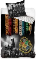 Harry Potter Bettbezug mit Kissenbezug 140x200 + 70x90 cm Wende Baumwolle