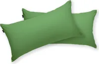 Brielle 2er Set 100% Baumwolle Kissenbezug mit verdecktem Reißverschluss 40 x 80 cm Olivgrün