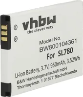 vhbw Akku Ersatz für Siemens V30145-K1310-X445 für schnurlos Festnetz Telefon (950 mAh, 3,7 V, Li-Ion)