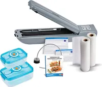 PowerXL Duo NutriSealer inkl. 2 Dosen - Vakuumier Gerät - Folienschweißgerät