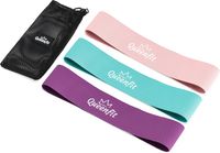 Queenfit® Theraband Set - 3 kusy, 7-35 kg - posilovací gumy, posilovací gumy, gymnastické gumy, hip band - Pilates, fitness
