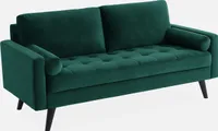 sweeek - 3-Sitzer Sofa - Grün