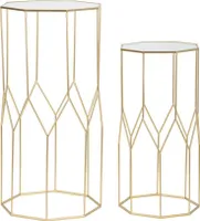 Nový Handyhalterpaar Aus Glas Cm 50X46X100-40X37X80