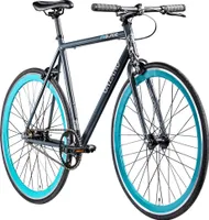 Galano Blade Fixie Fahrrad 28 Zoll Singlespeed 165 - 195 cm retro Urban Bike mit Flip Flop Nabe für Fixed Gear und Freilauf