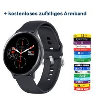 Zodight S20 EKG Smart Watch Männer Frauen IP68 Wasserdichte Herzfrequenz Blutdruck Smartwatch Fitness Tracke für Xiaomi Samsung iPhone  Schwarz