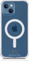 MONOCORD Magsafe Hülle für iPhone 13 (6,1 Zoll) - Transparent - Handyhülle Magsafe Case mit integrierten Magneten für kabelloses Aufladen