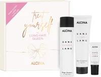 Alcina Geschenkset Ganz Schön Lang - Shampoo 250 ml + Conditioner 150 ml + Anti-Spliss Serum 50 ml