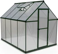 Palram - Canopia Aluminium Gewächshaus Mythos 68 Grün 247x185x208 cm