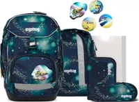 Ergobag Schulranzen-Set PACK RaumfahrBär 6-tlg., höhenverstellbar
