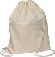 Gymbag / Sportbeutel / Turnbeutel mit Fach