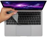 Tastaturschutz QWERTZ für Apple MacBook Air 13" 2018 - 2020 Silikon Auflage Transparent