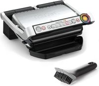 Tefal OptiGrill+ Kontaktgrill Edelstahl mit innovativem Kochsensor GC712D + OXO Reinigungsbürste Tefal OptiGrill+ Kontaktgrill Edelstahl mit innovativem Kochsensor GC712D + OXO Reinigungsbürste