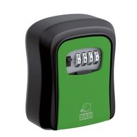 BASI - Schlüsselsafe - schwarz-grün - SSZ 200 - mit Zahlenschloss - Aluminium