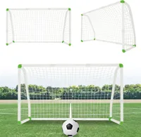 UISEBRT Fotbalová branka PVC Fotbalové branky pro zahradu Nejlepší fotbalová branka za každého počasí 2,45 m x 1,55 m