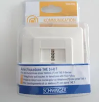 Schwaiger Telefondose TAE 6 (4) F Unterputz