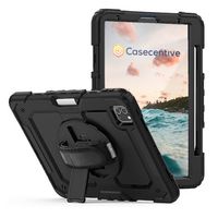 Casecentive Handstrap Pro Hardcase mit Griff iPad Pro 12.9" 2020 schwarz