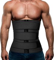 Trainings-Taillentrainer für Herren, Neopren, Korsett, Sauna, Schweißtrimmer, Bauch mit Gürtel abnehmen