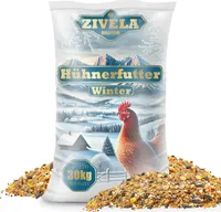 ZIVELA 30kg krmivo pre kurčatá Obilné krmivo pre hydinu Obilné krmivo na zimu | Krmivo pre hydinu pre kurčatá, husi, kačice Bez GMO, 100% prírodné | Vhodné na jeseň a zimu.