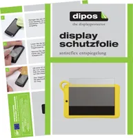 2x Schutzfolie für Alcatel TKEE MID matt Displayschutzfolie Folie Display Schutz dipos