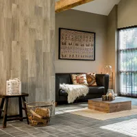 WallArt panely Wood Look Stodola Dub biely bielený