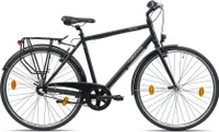 Chrisson City One Urban Bike 28 Zoll Herren Fahrrad Damen 160 - 180 cm Trekking 3 Gänge schwarz 56 cm