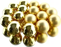 Weihnachtskugeln Christbaumkugeln Baumkugeln Durchmesser 35mm Gold
