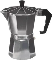 Secret de Gourmet Kelsey Kaffeekocher aus Aluminium silber 18,5cm x 16cm x 10cm