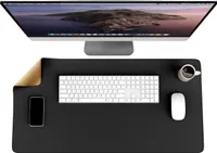 CSL Mauspad, XXL 800 x 400 x 3 mm Schreibtischunterlage, XXL Mousepad / Rutschfest, schwarz