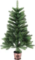vidaXL Künstlicher Weihnachtsbaum Naturgetreue Nadeln 65 cm Grün