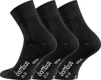 TippTexx 24 6 Paar kurze Bambus-Socken, Quarter Socken, Schwarz, Größe 39-42