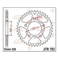 Kettenrad JT Sprockets 520 47Z Innendurchmesser 100mm Lochkreis 120mm für Aprilia RS Extrema Replica RSV Tuono V4 R APRC Mille RSV4 Factory, BMW G X Bj. 1995 - 2015