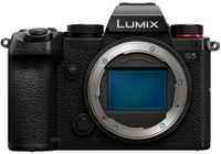 Panasonic Lumix S5 + S 20-60mm F3.5-5.6, 24,2 MP, 6000 x 4000 Pixel, CMOS, 4K Ultra HD, 350 g, Schwarz