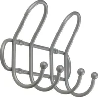 Velano - Garderobenleiste, Kleiderhaken,Garderobenhaken, Wandhaken - WUA WEISS