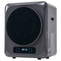 Merax Mini-Wäschetrockner Ablufttrockner mit UV-Sterilisation und LED-Display, Belüfteter Trockner mit Timer und 6 Programme, freistehend/hängend, 2,5 kg